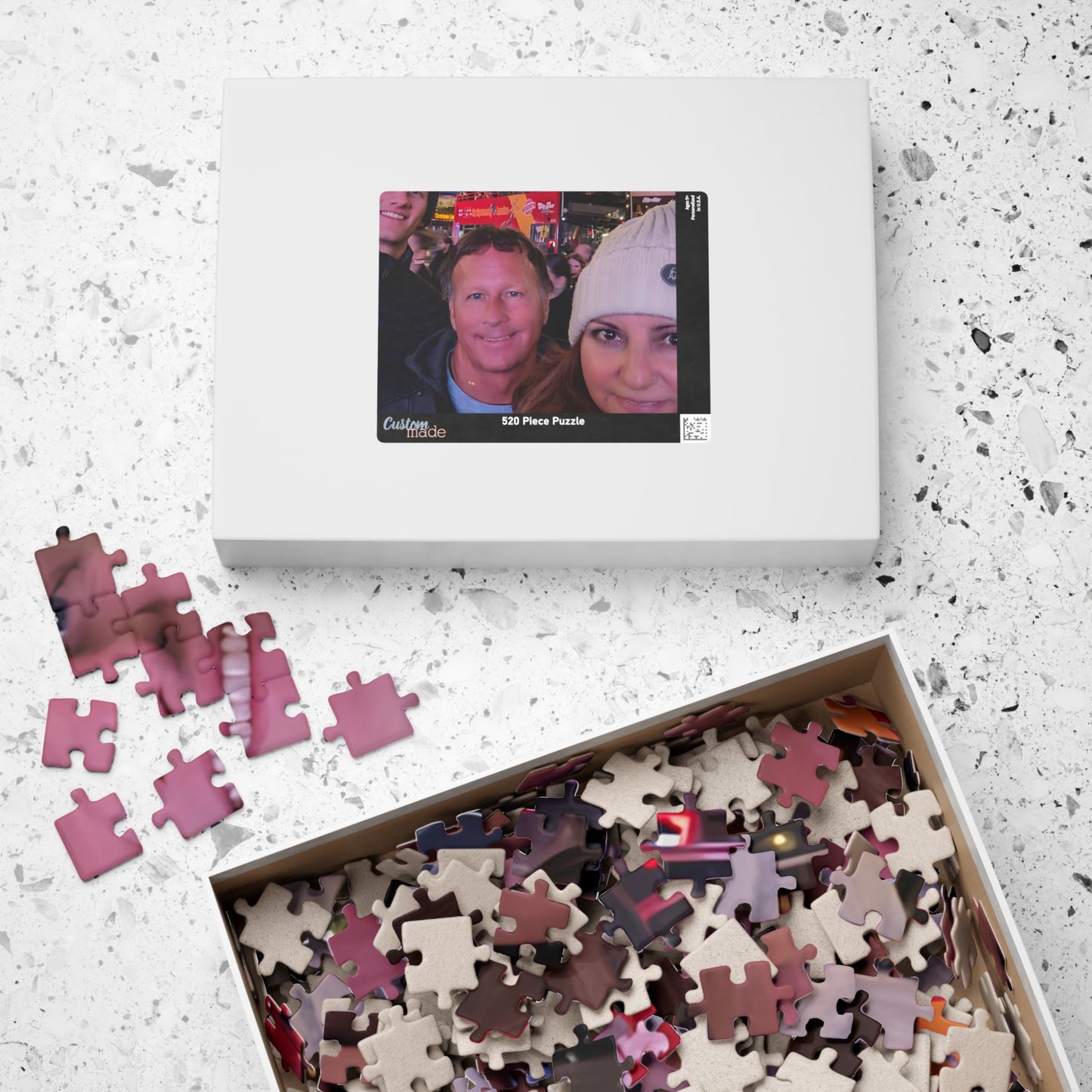 Personalized Family Photo Puzzle - 110, 252, 520, 1014 Pieces - Great for Memories and Gifts
