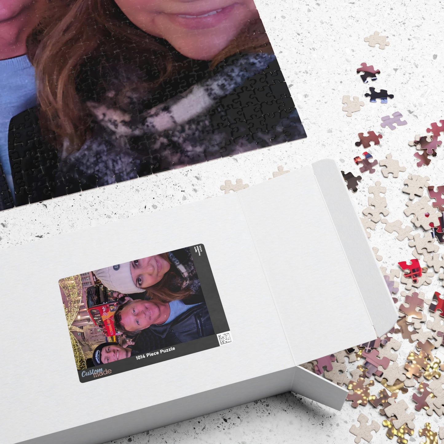 Personalized Family Photo Puzzle - 110, 252, 520, 1014 Pieces - Great for Memories and Gifts